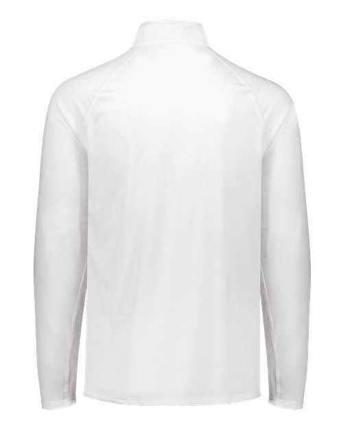 Holloway 222674 Youth Electrify CoolCore Quarter-Zip Pullover - White - HIT a Double