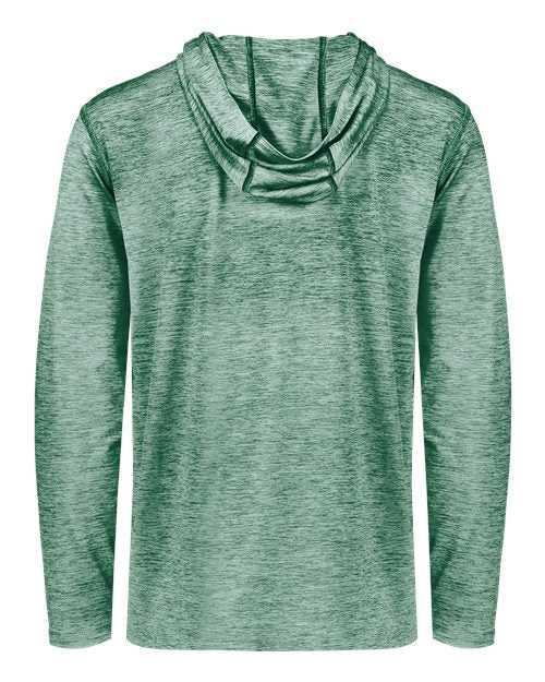 Holloway 222689 Youth Electrify CoolCore Hooded Pullover - Dark Green Heather - HIT a Double