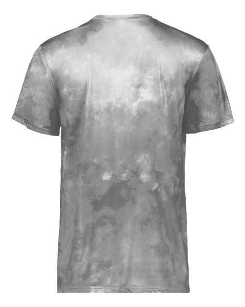 Holloway 222696 Youth Cotton-Touch Cloud T-Shirt - Silver Cloud Print - HIT a Double