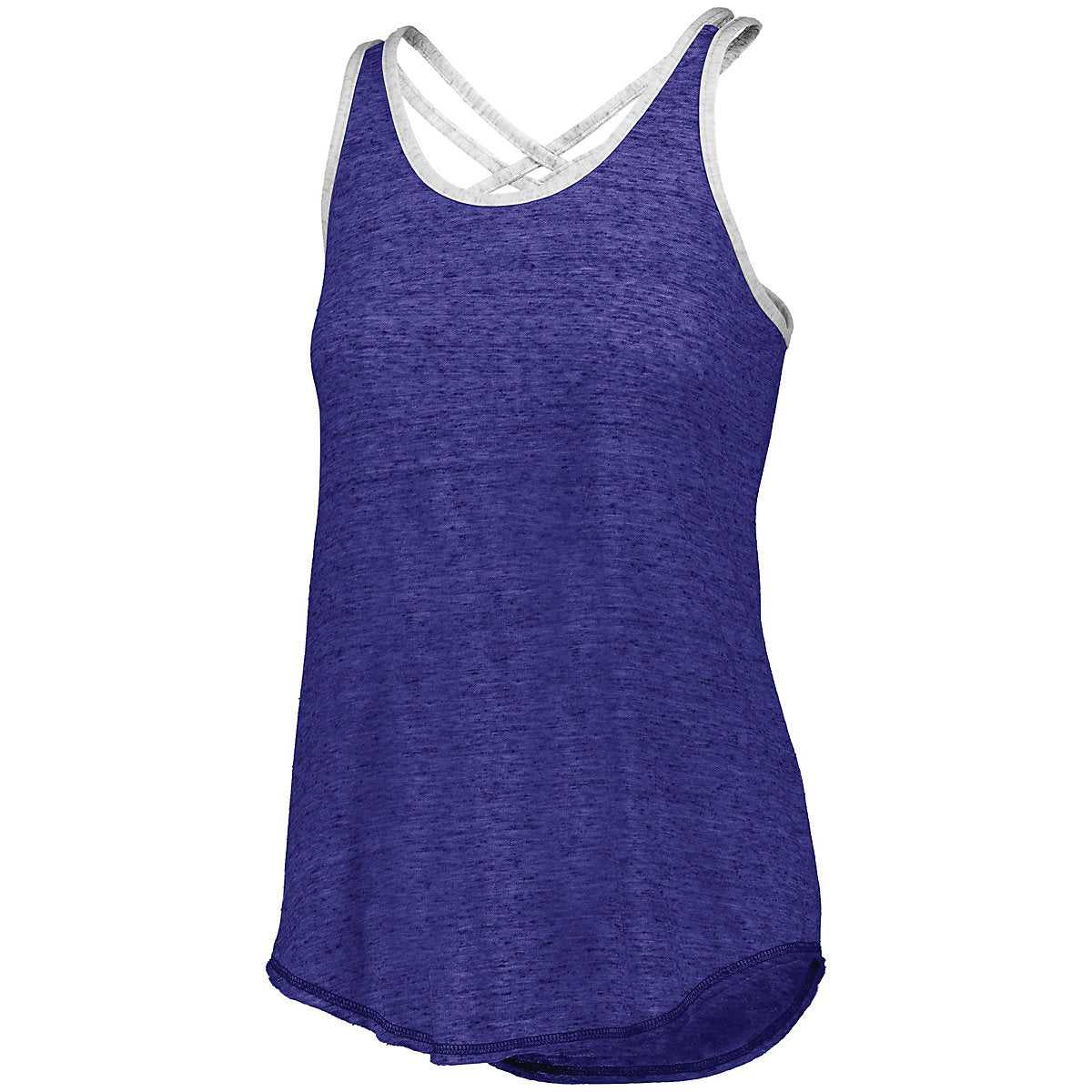 Holloway 222710 Ladies Advocate Tank - Purple Silver - HIT a Double
