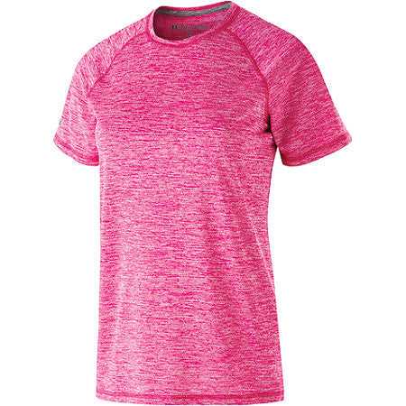 Holloway 222722 Ladies&#39; Electrify 2.0 Shirt Short Sleeve - Power Pink - HIT a Double
