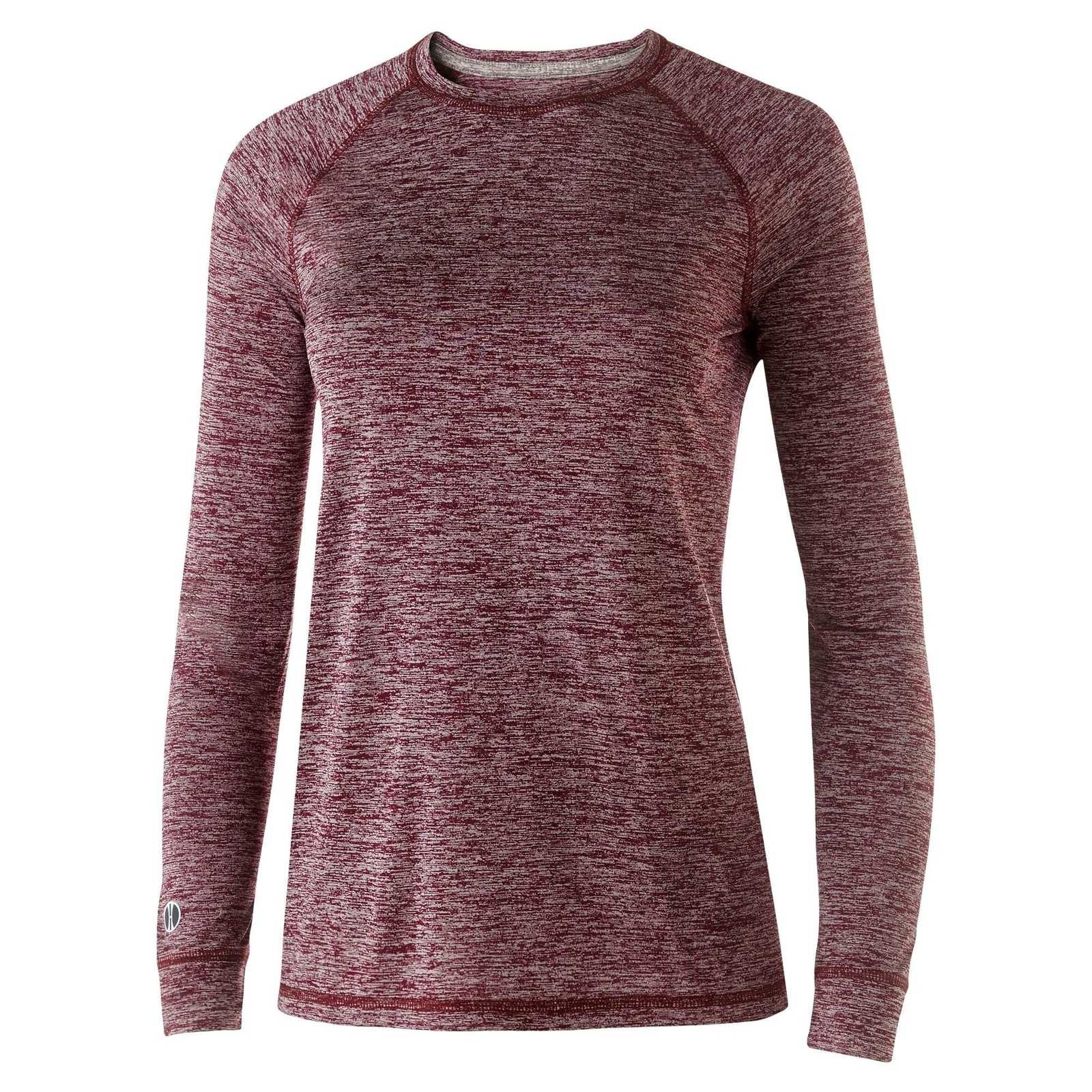 Holloway 222724 Ladies' Electrify 2.0 Shirt Long Sleeve - Maroon - HIT a Double