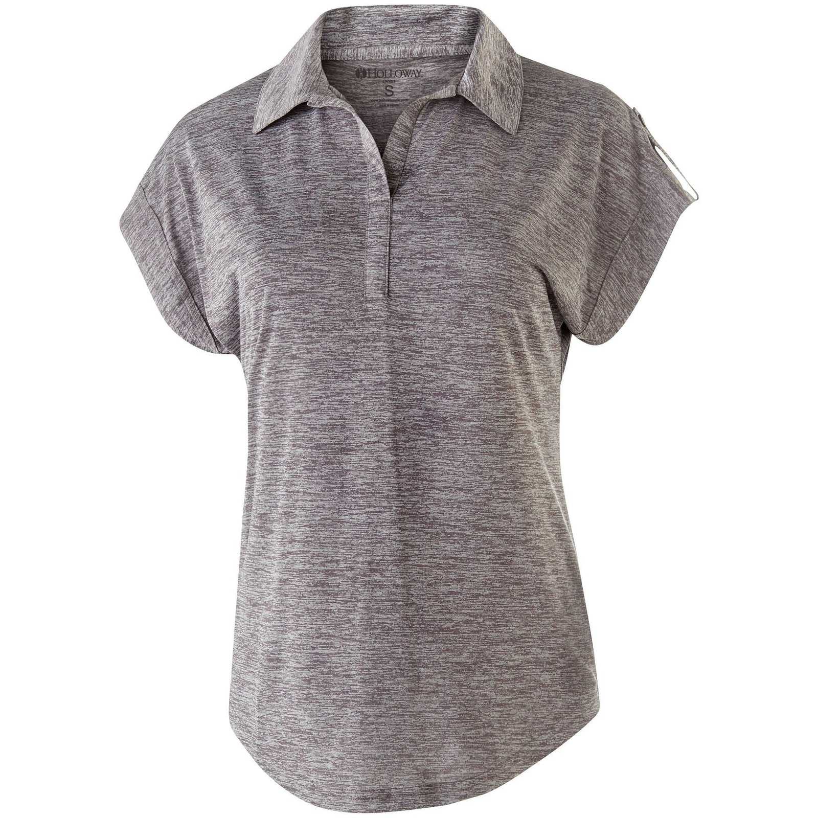 Holloway 222729 Ladies' Electrify 2.0 Polo - Graphite Heather - HIT a Double