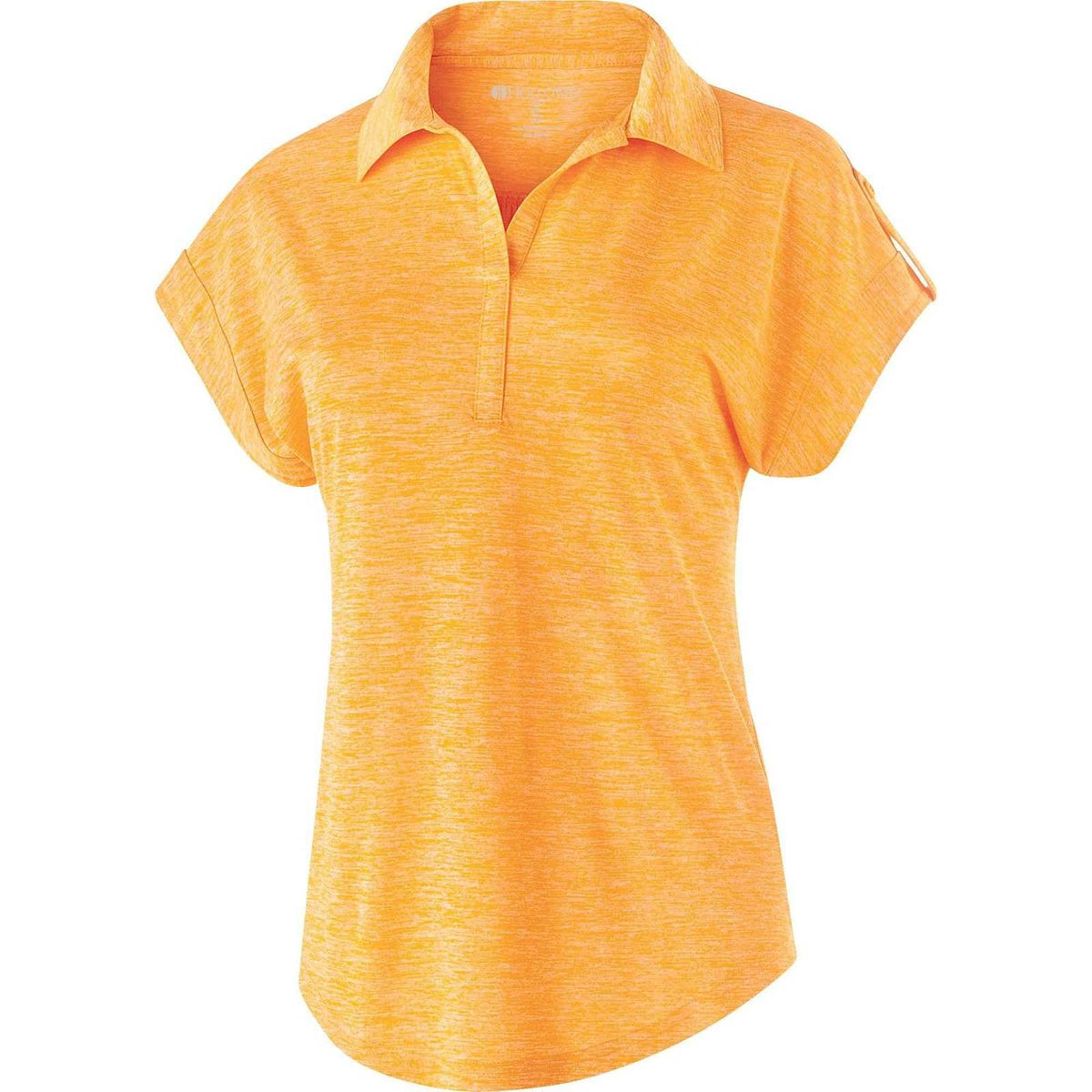 Holloway 222729 Ladies&#39; Electrify 2.0 Polo - Light Gold Heather - HIT a Double