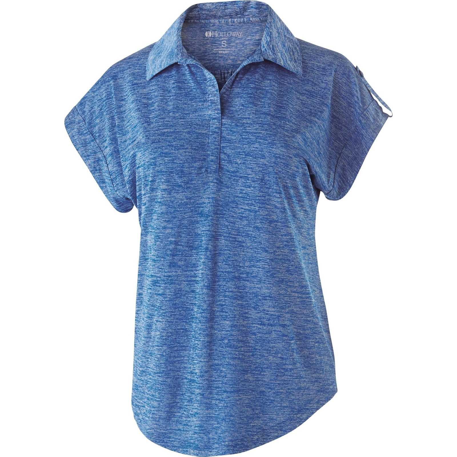 Holloway 222729 Ladies' Electrify 2.0 Polo - Royal Heather - HIT a Double