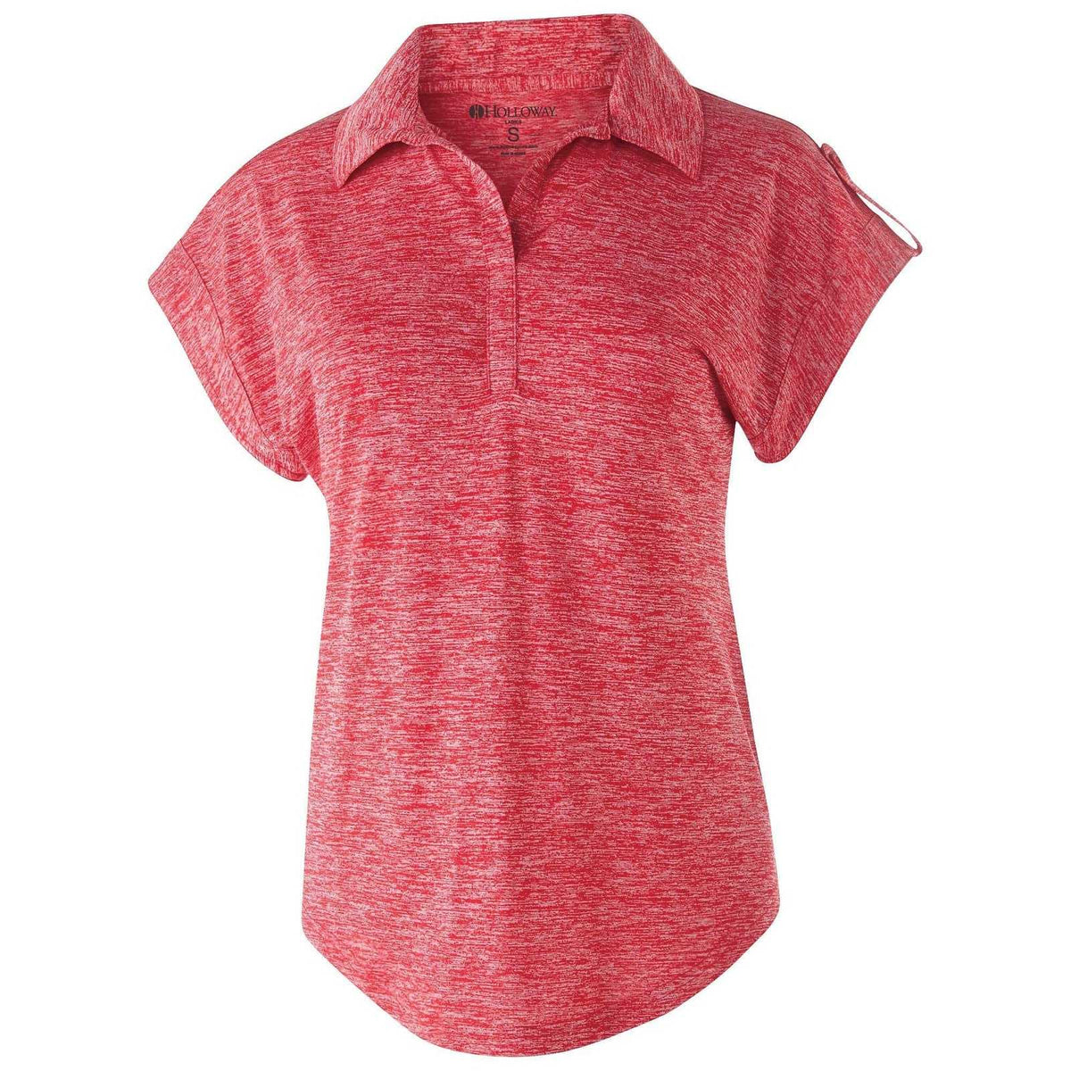 Holloway 222729 Ladies&#39; Electrify 2.0 Polo - Scarlet Heather - HIT a Double