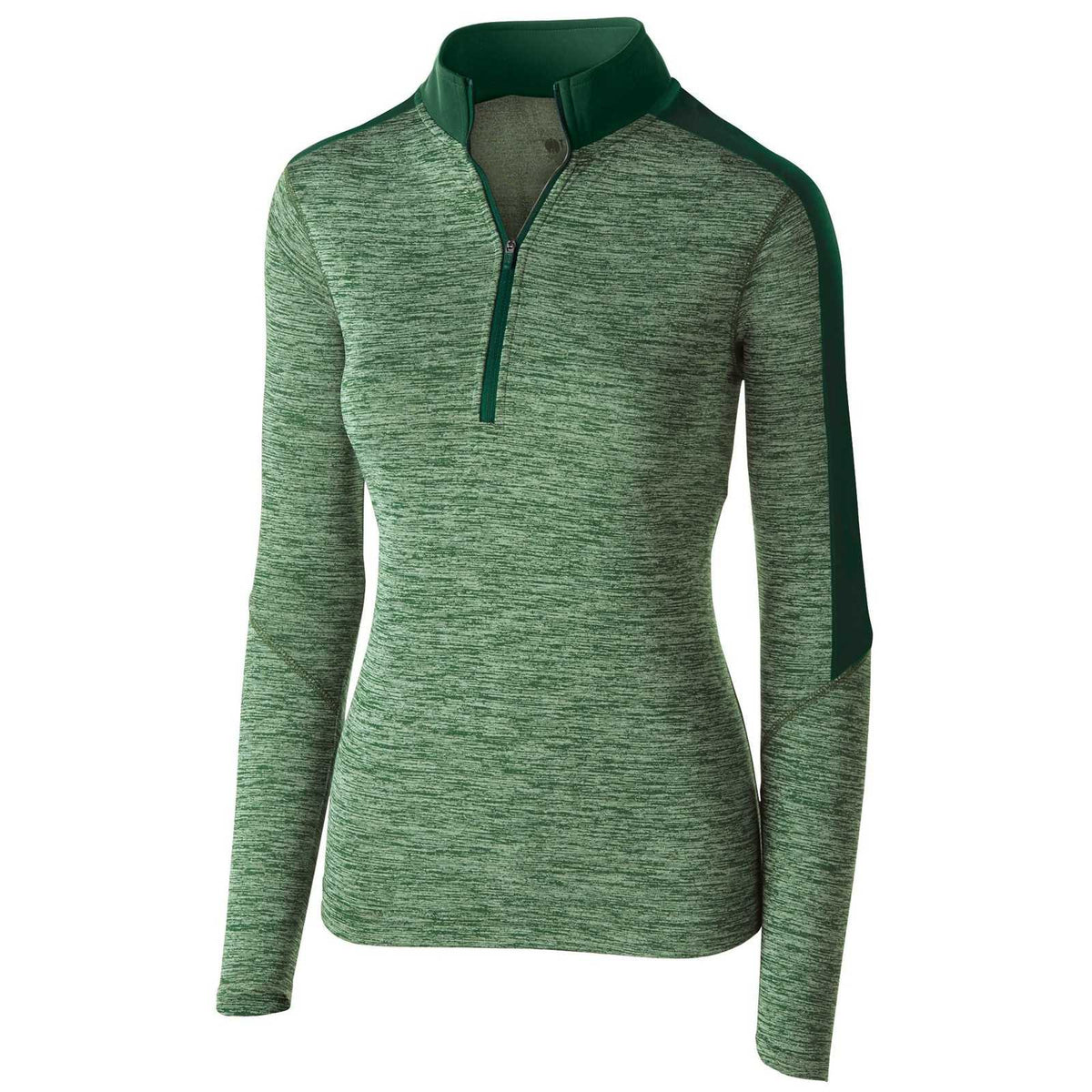 Holloway 222742 Ladies&#39; Electrify 1/2 Zip Pullover - Forest Heather Forest - HIT a Double