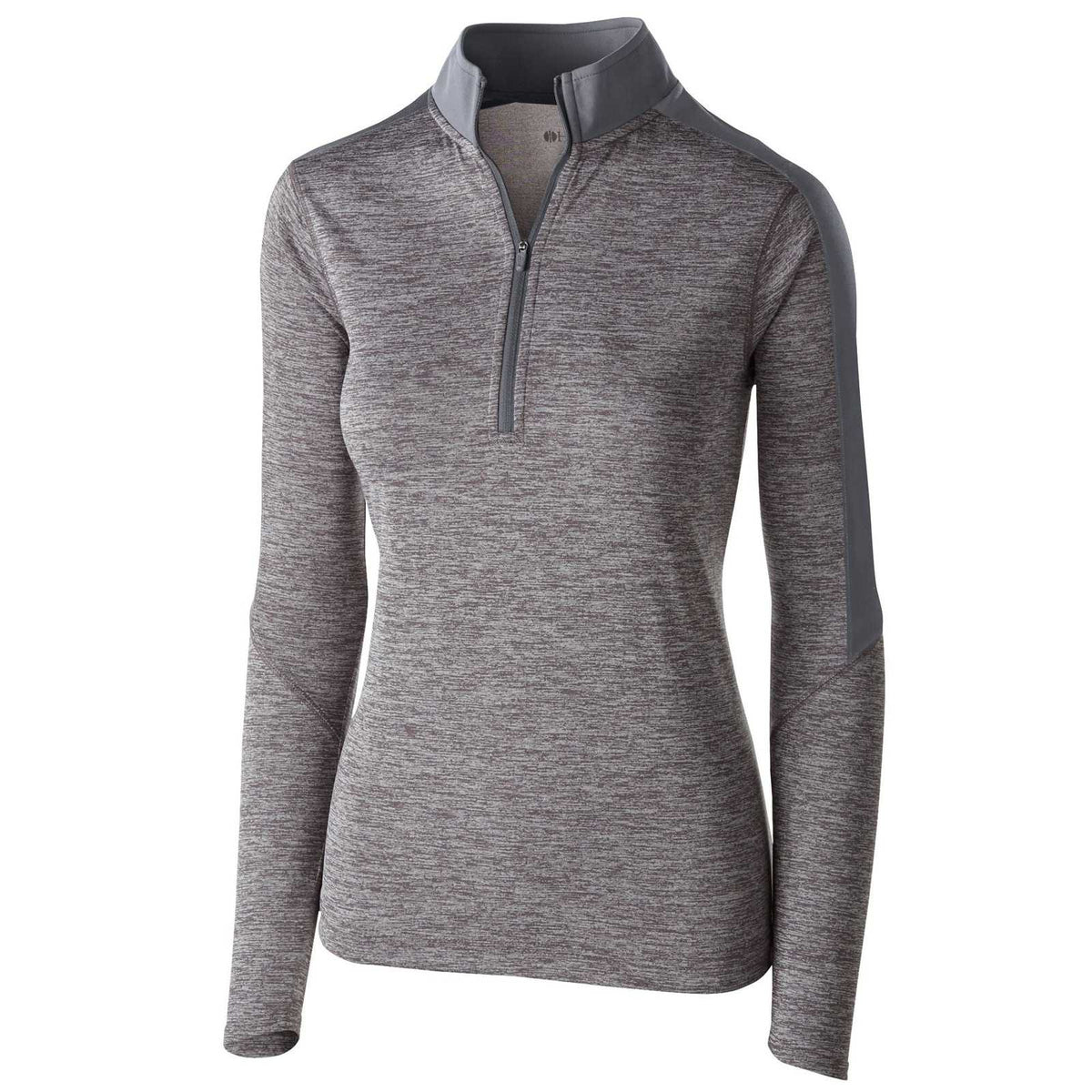 Holloway 222742 Ladies&#39; Electrify 1/2 Zip Pullover - Graphite Heather Graphite - HIT a Double
