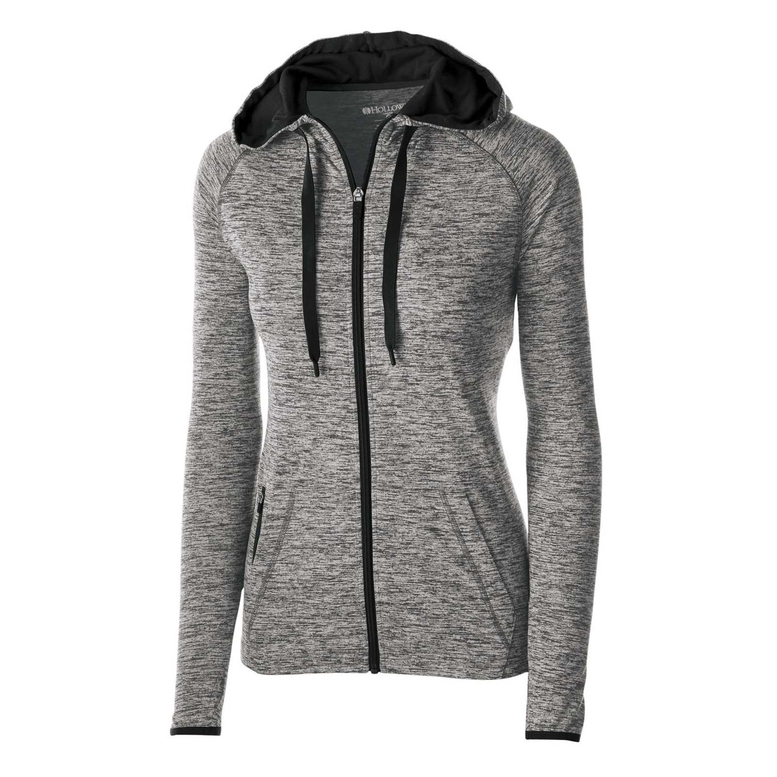 Holloway 222743 Ladies' Force Jacket - Carbon Heather Black - HIT a Double