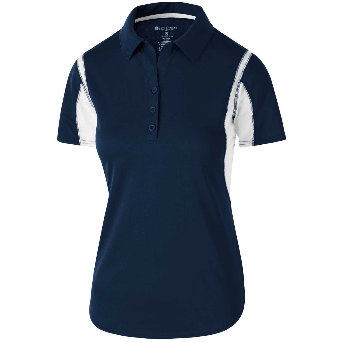 Holloway 222747 Ladies&#39; Integrate Polo - Navy White - HIT a Double - 1