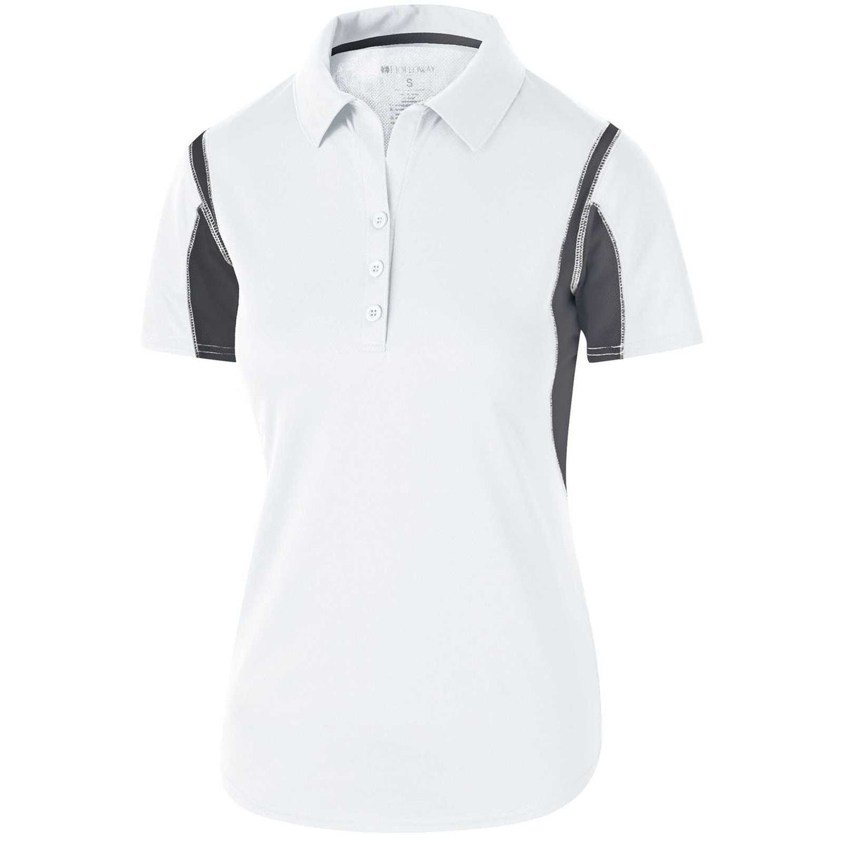 Holloway 222747 Ladies&#39; Integrate Polo - White Carbon - HIT a Double - 1