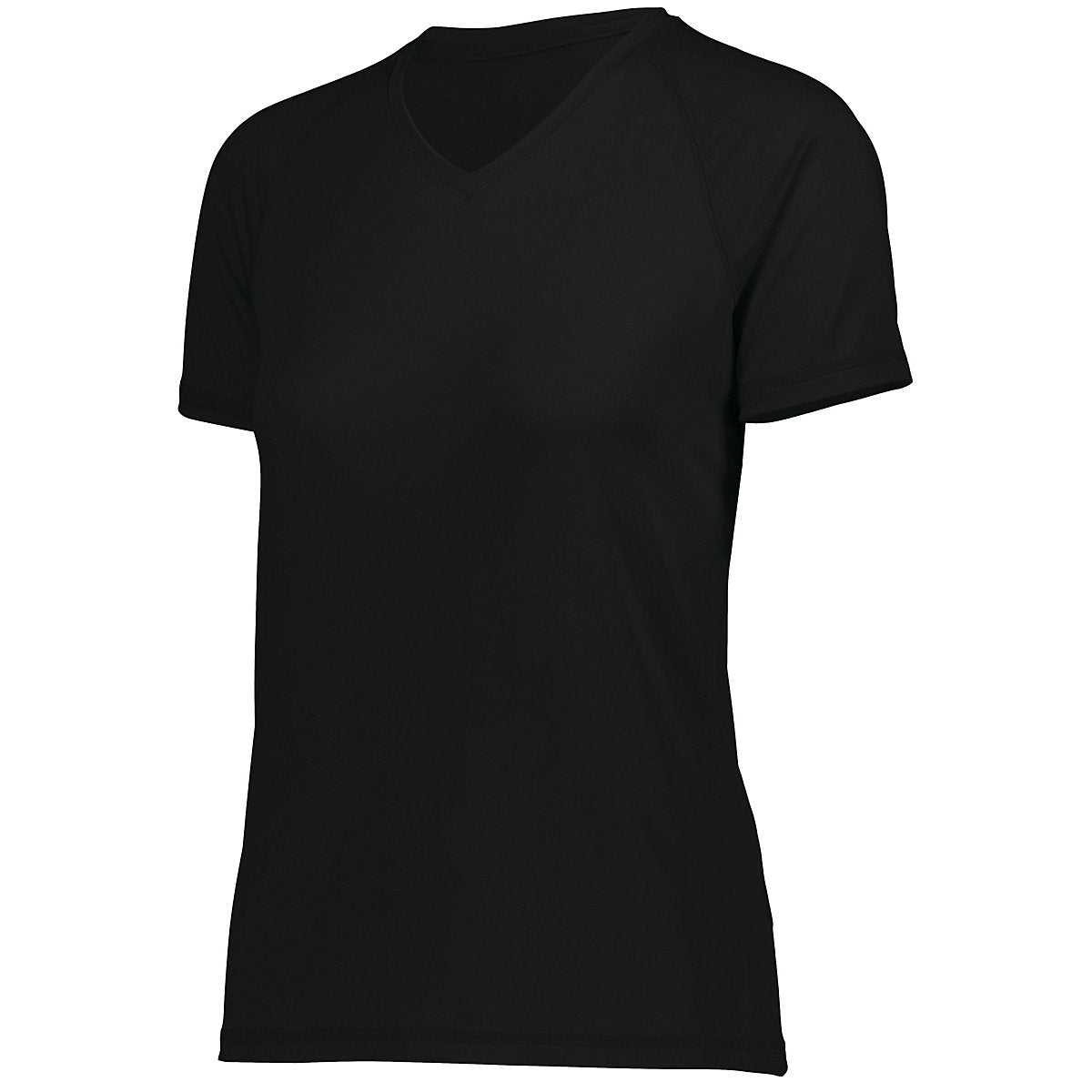 Holloway 222751 Ladies Swift Wicking Shirt - Black - HIT a Double