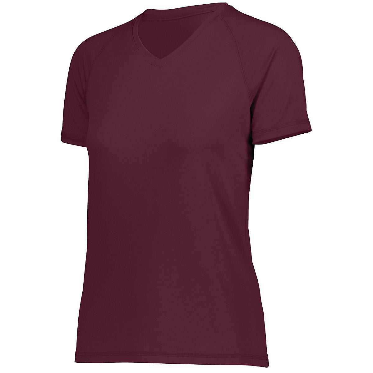 Holloway 222751 Ladies Swift Wicking Shirt - Maroon - HIT a Double