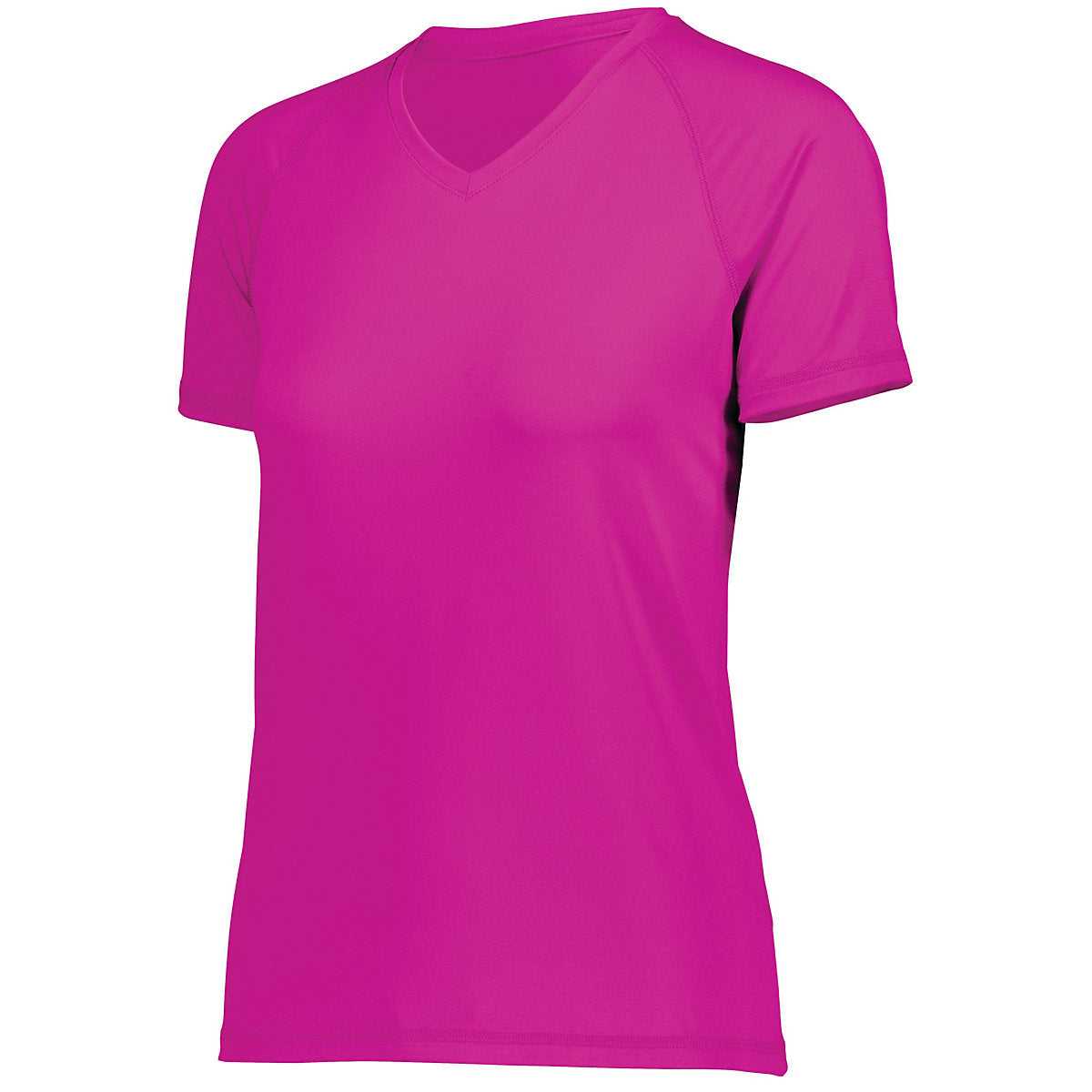 Holloway 222751 Ladies Swift Wicking Shirt - Power Pink - HIT a Double
