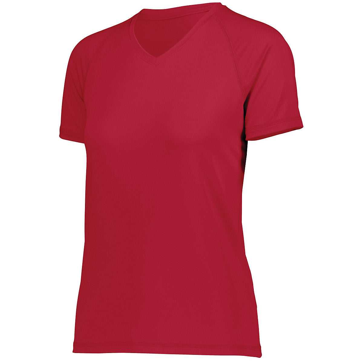 Holloway 222751 Ladies Swift Wicking Shirt - Scarlet - HIT a Double