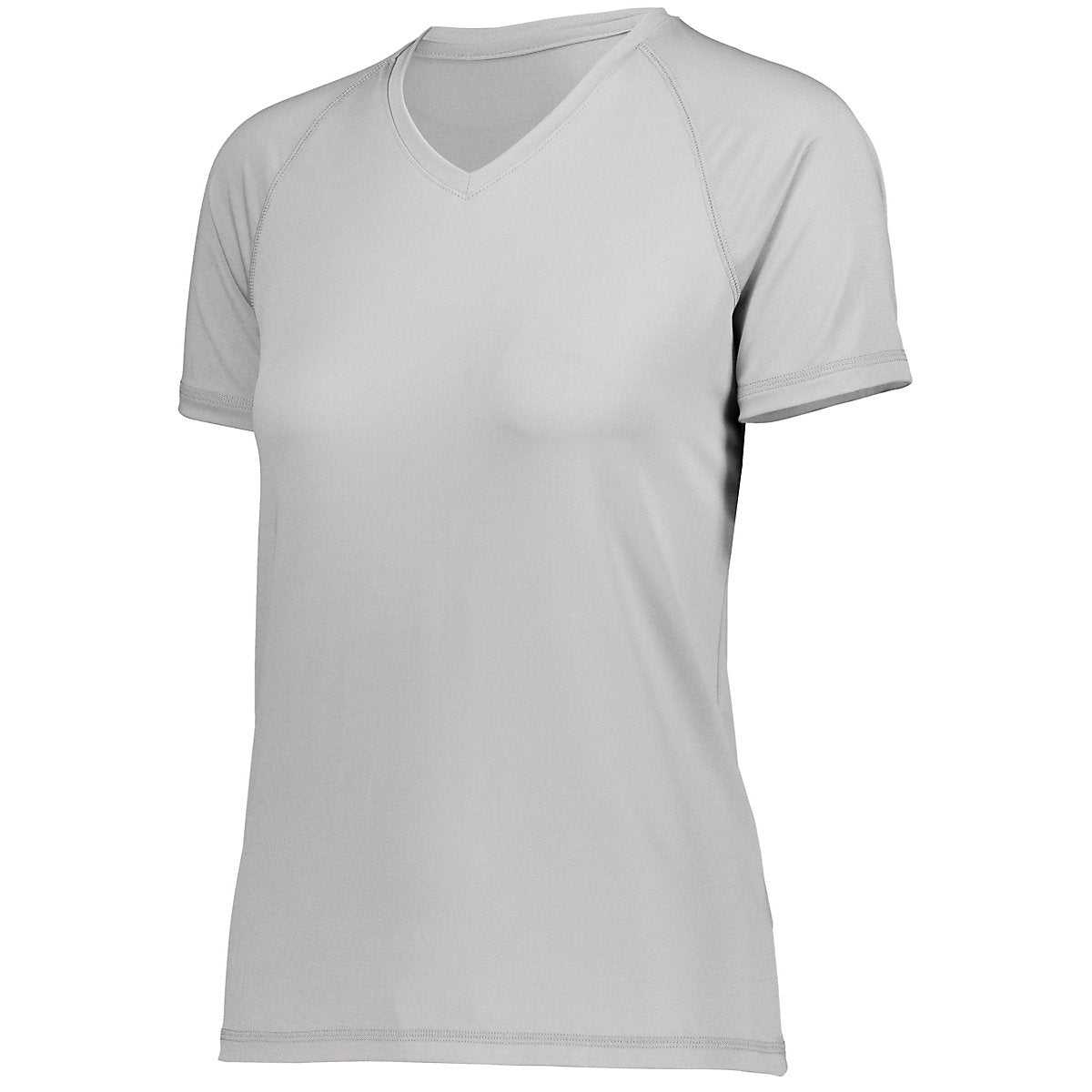 Holloway 222751 Ladies Swift Wicking Shirt - Silver - HIT a Double