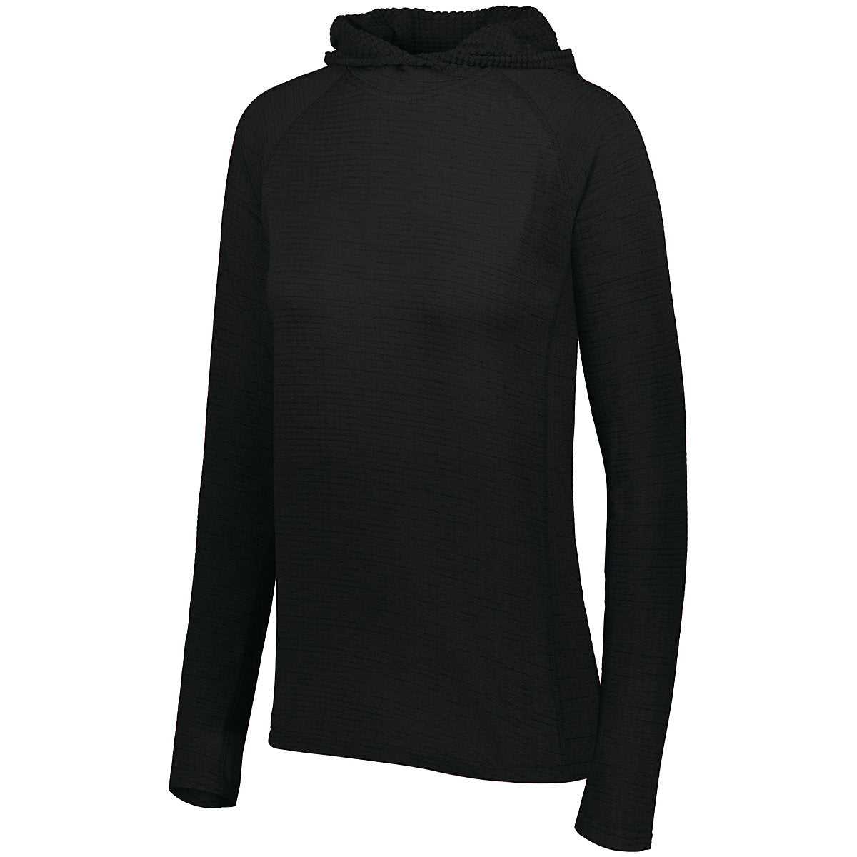 Holloway 222753 Ladies 3D Regulate Lightweight Pullover - Black - HIT a Double