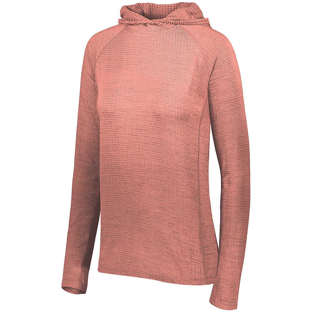 Holloway 222753 Ladies 3D Regulate Lightweight Pullover - Coral Heather - HIT a Double