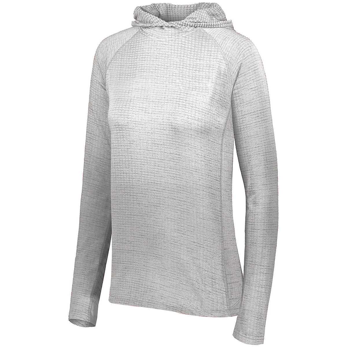 Holloway 222753 Ladies 3D Regulate Lightweight Pullover - White Heather - HIT a Double