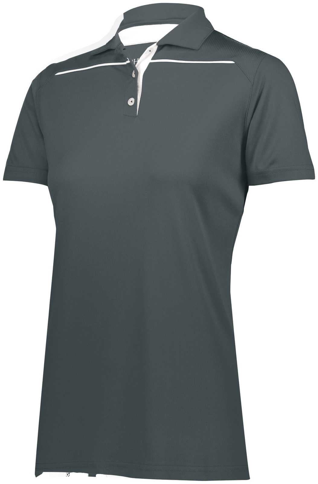 Holloway 222761 Ladies Defer Polo - Graphite White - HIT a Double
