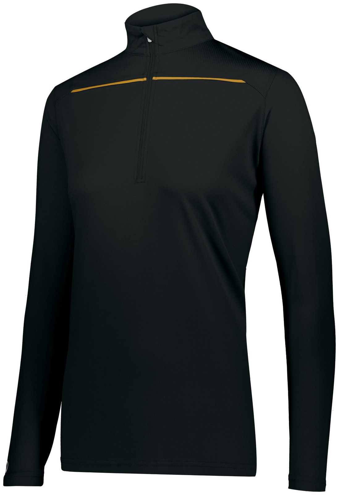 Holloway 222762 Ladies Defer Pullover - Black Gold - HIT a Double