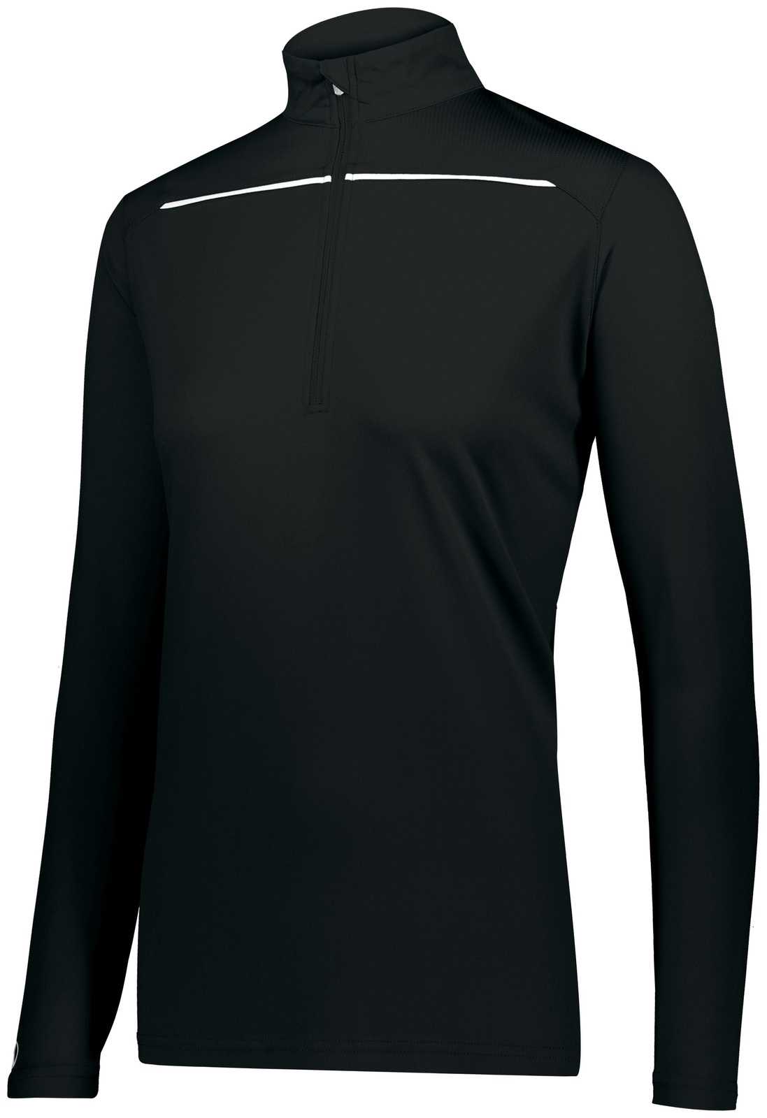 Holloway 222762 Ladies Defer Pullover - Black White - HIT a Double