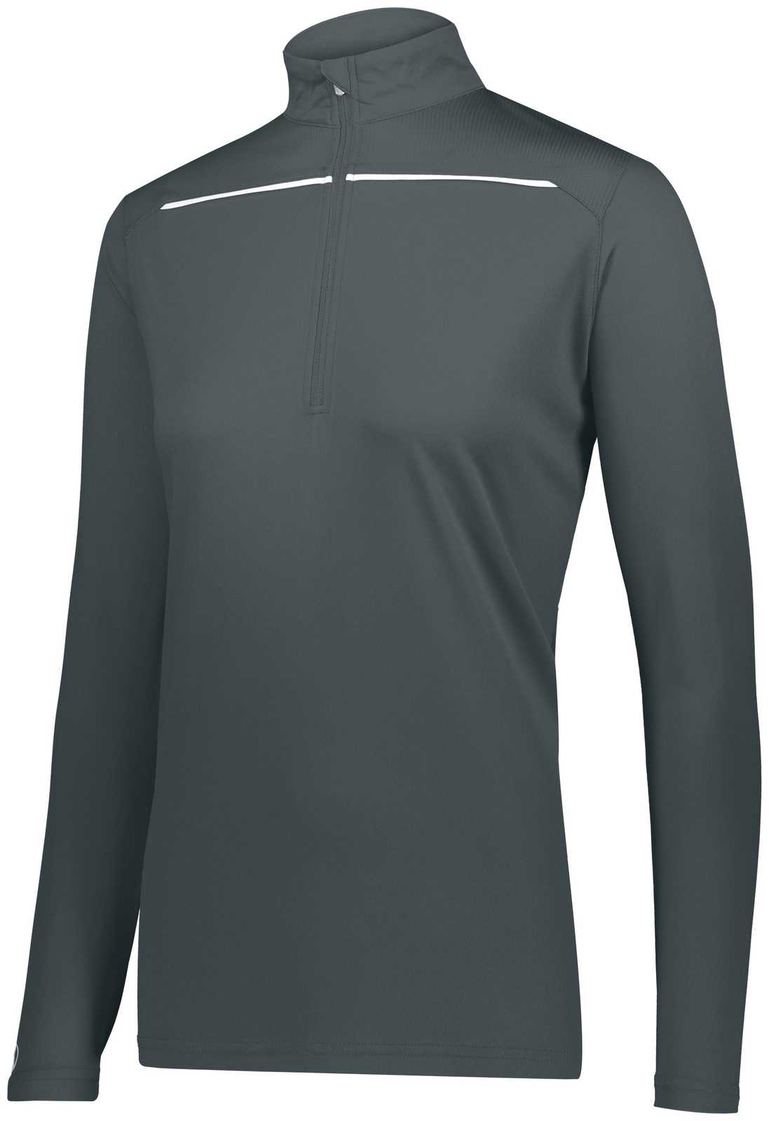 Holloway 222762 Ladies Defer Pullover - Graphite White - HIT a Double