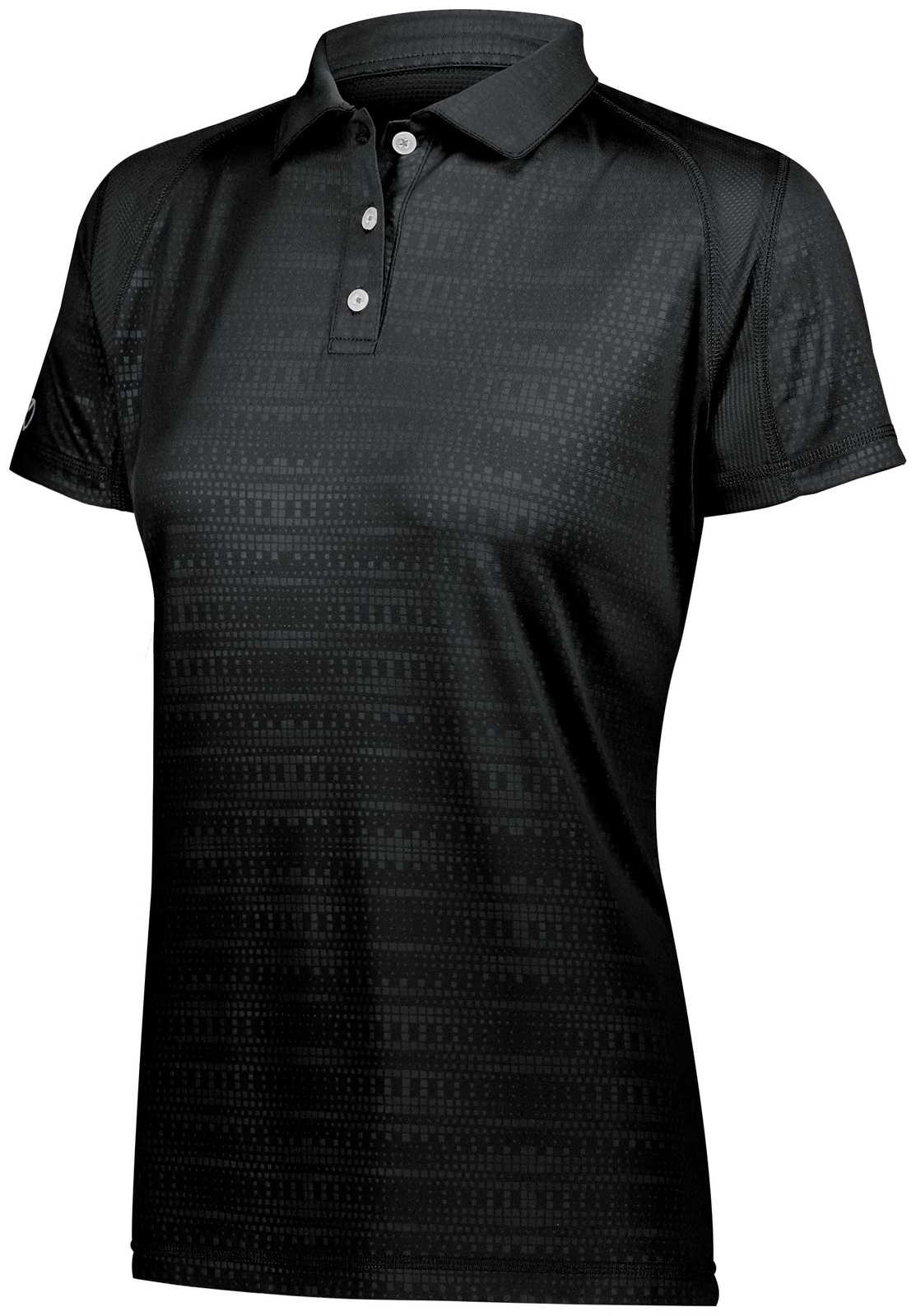 Holloway 222764 Ladies Converge Polo - Black - HIT a Double