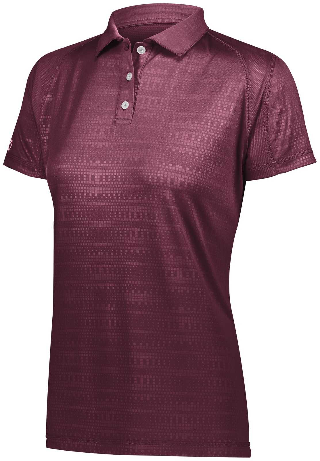 Holloway 222764 Ladies Converge Polo - Maroon (Hlw) - HIT a Double