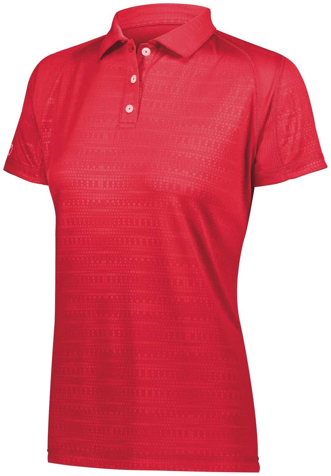 Holloway 222764 Ladies Converge Polo - Scarlet - HIT a Double