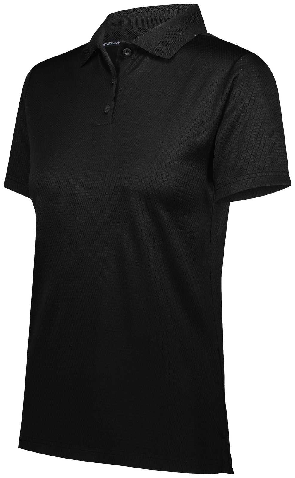 Holloway 222768 Ladies Prism Polo - Black - HIT a Double