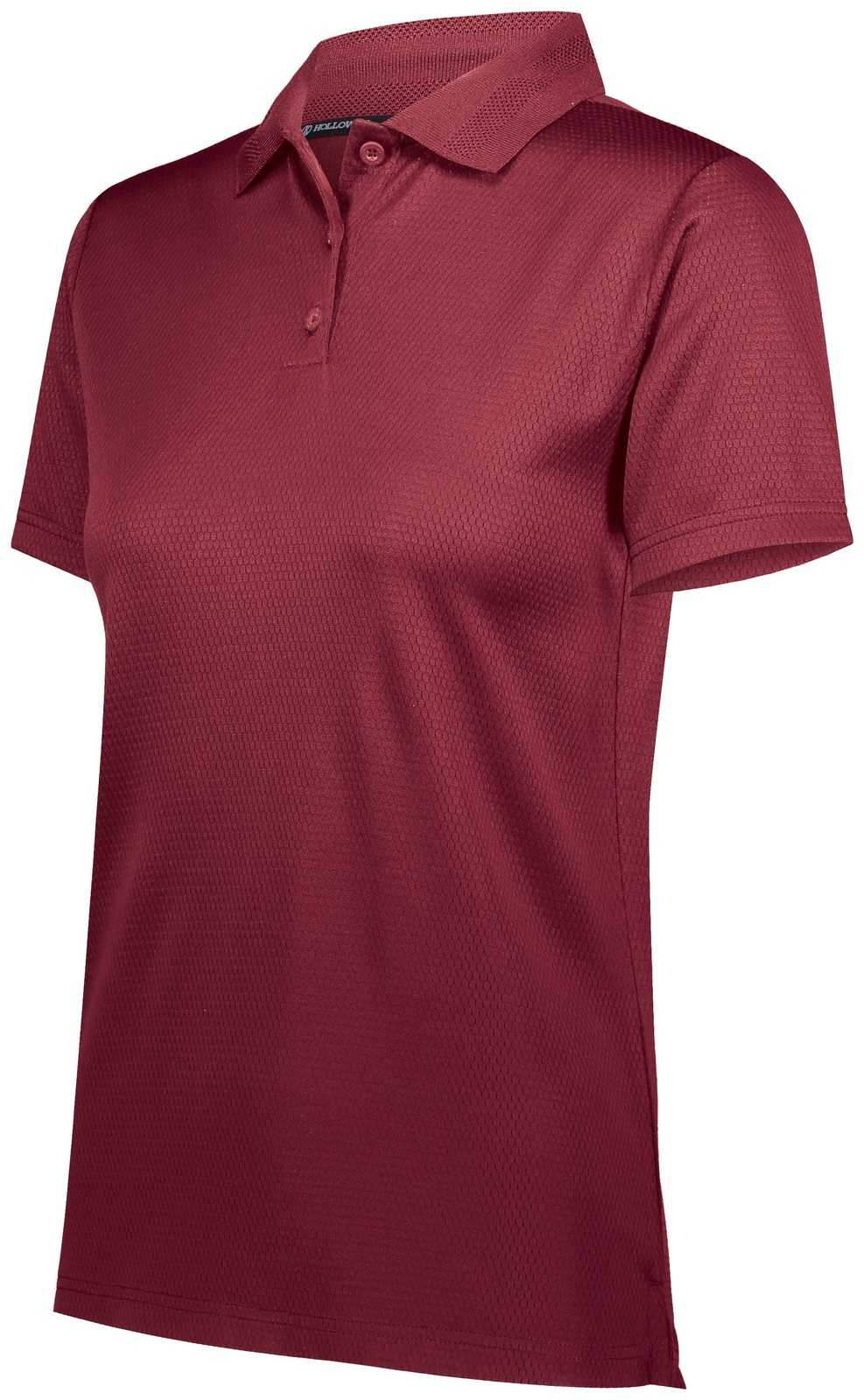 Holloway 222768 Ladies Prism Polo - Cardinal - HIT a Double