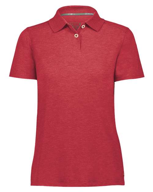 Holloway 222775 Women&#39;s Repreve Eco Polo - Scarlet Heather - HIT a Double