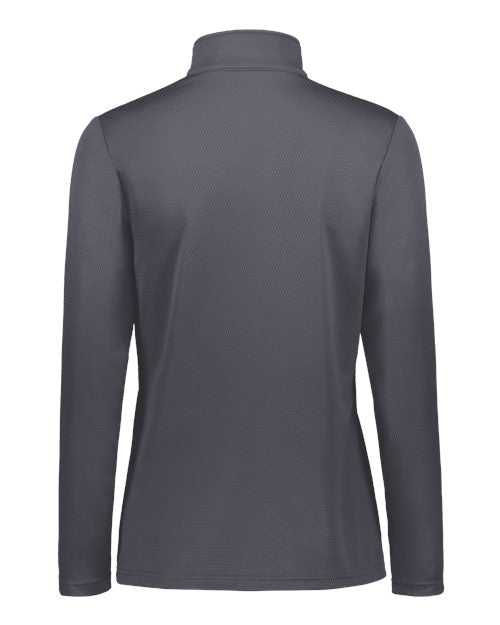 Holloway 222791 Women&#39;s Prism Bold Quarter-Zip Pullover - Carbon White - HIT a Double