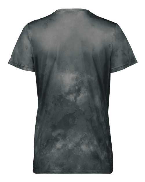 Holloway 222796 Women's Cotton-Touch Cloud V-Neck T-Shirt - Storm Cloud Print - HIT a Double