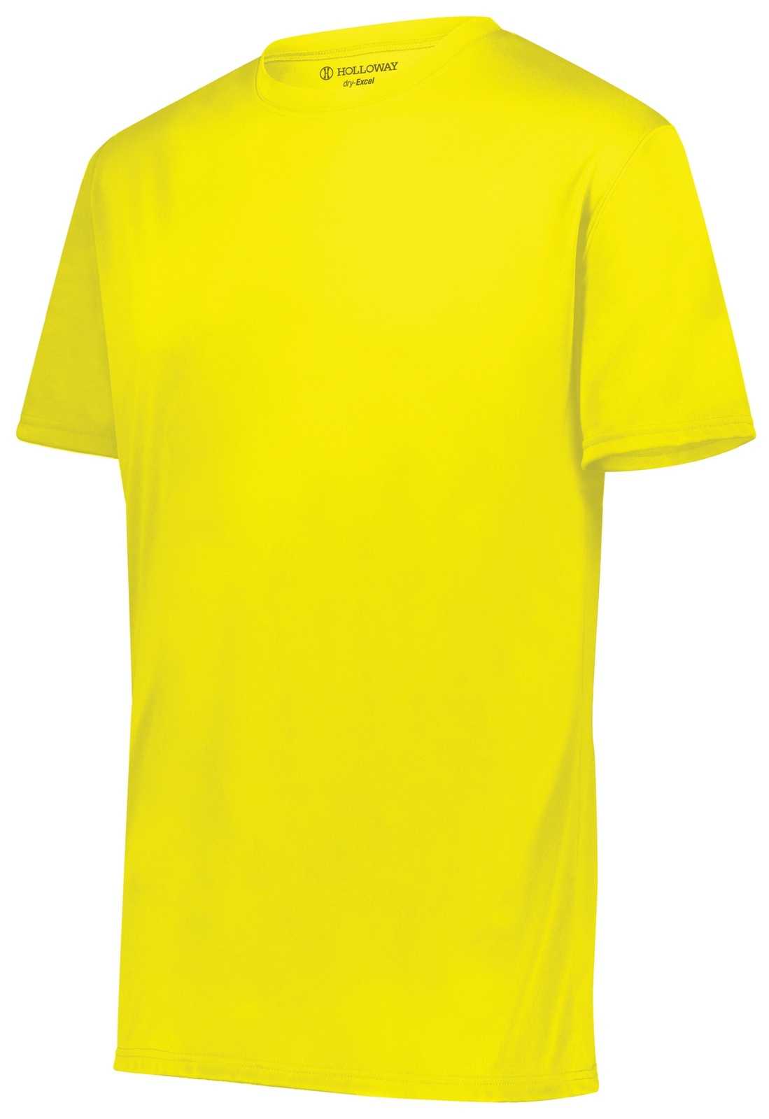 Holloway 222818 Momentum Tee - Electric Yellow - HIT a Double