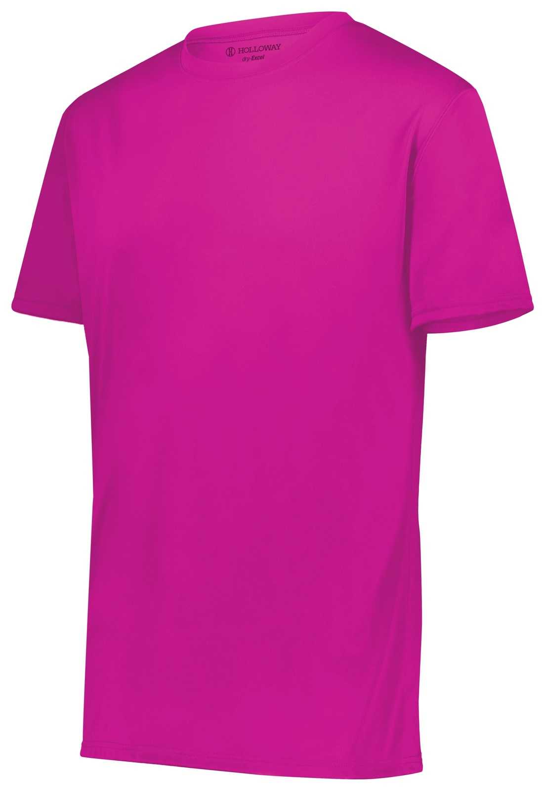Holloway 222818 Momentum Tee - Power Pink - HIT a Double