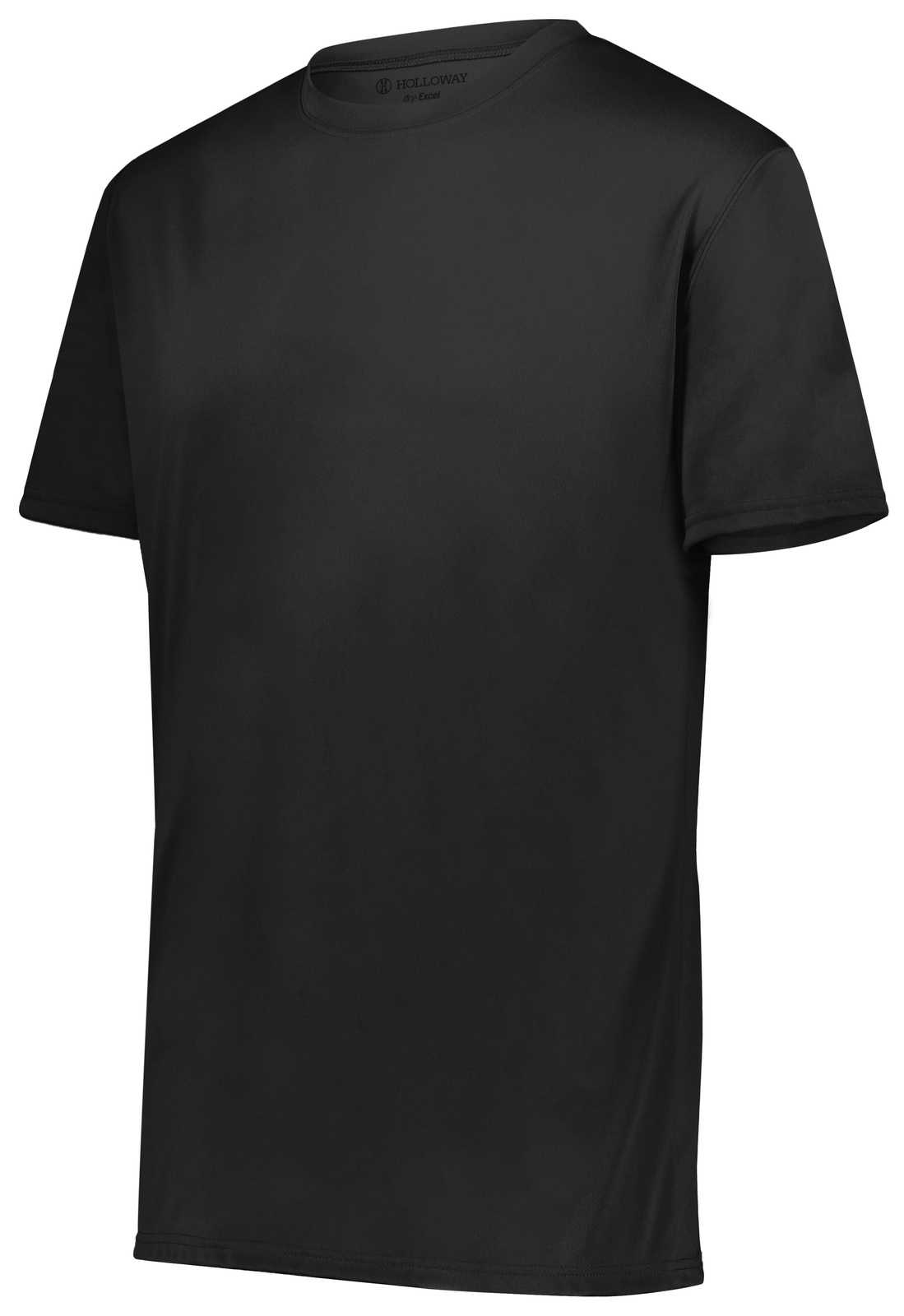 Holloway 222819 Youth Momentum Tee - Black - HIT a Double