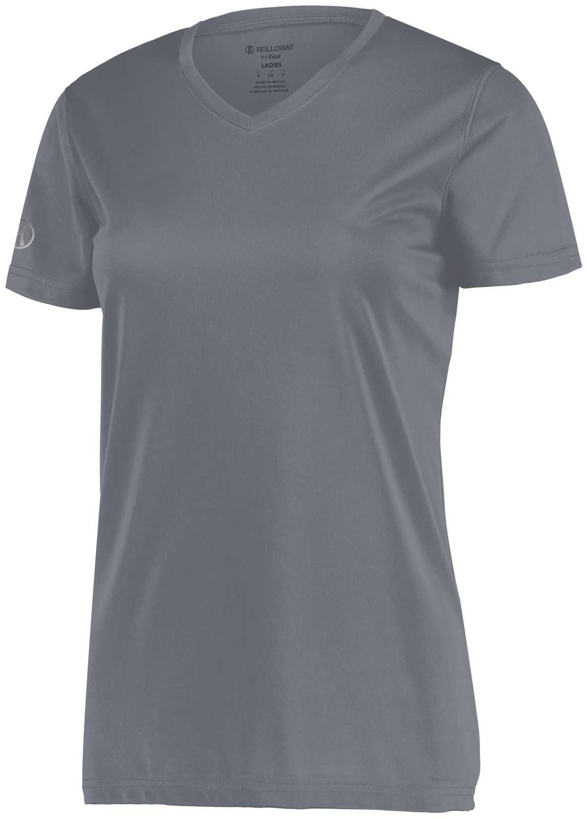 Holloway 222821 Girls Momentum Tee - Graphite - HIT a Double