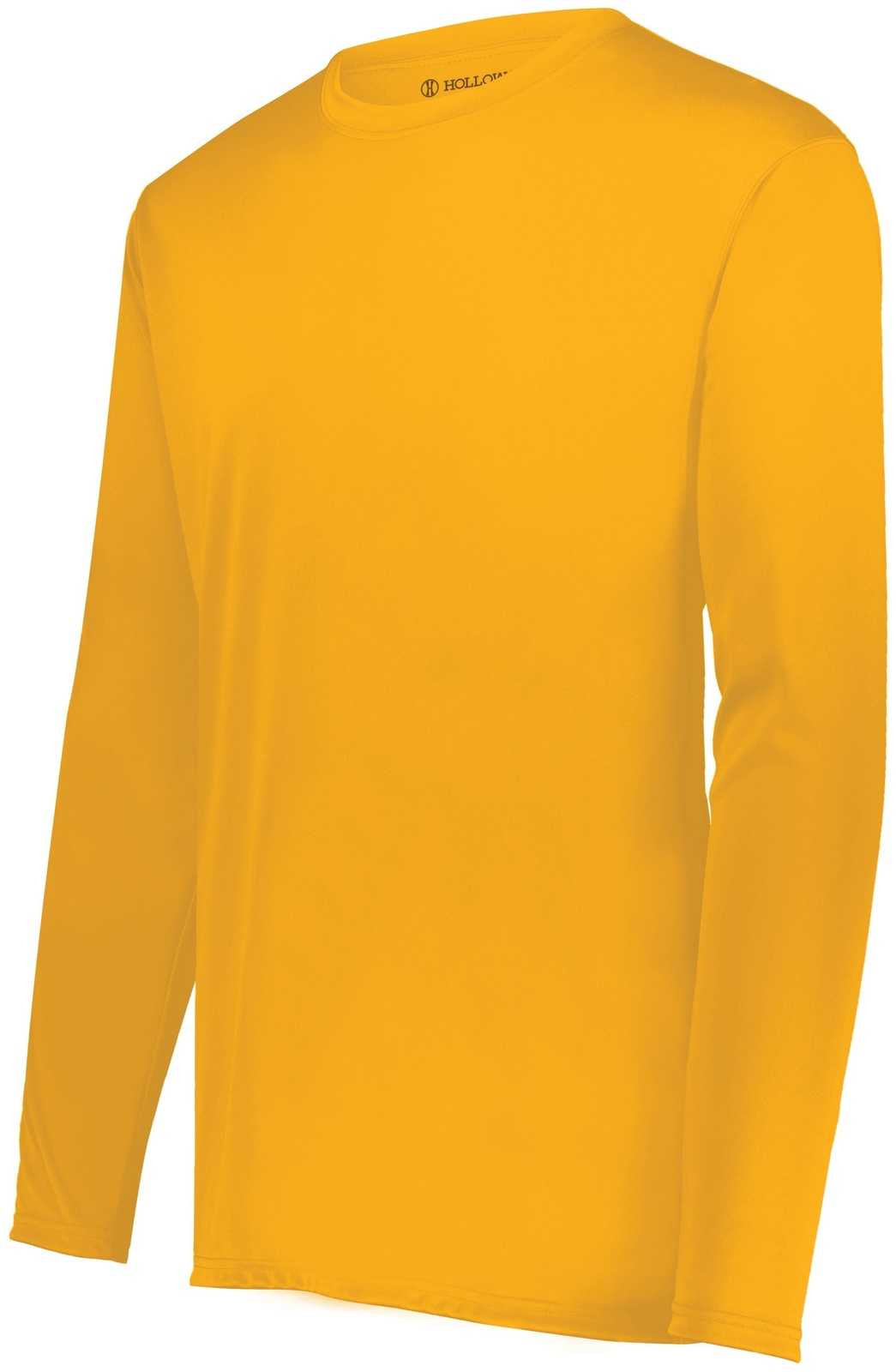 Holloway 222822 Momentum Long Sleeve Tee - Gold - HIT a Double