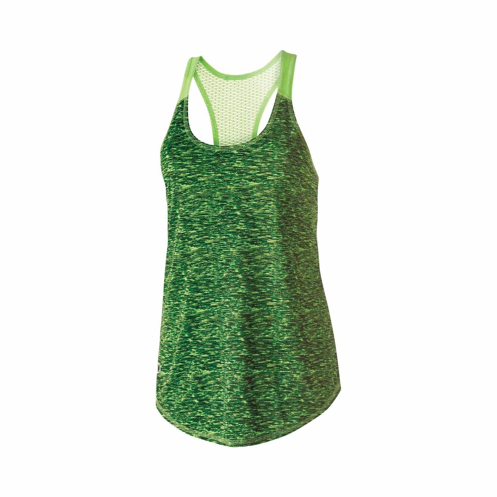 Holloway 222933 Girls' Space Dye Tank - Green Lime - HIT a Double