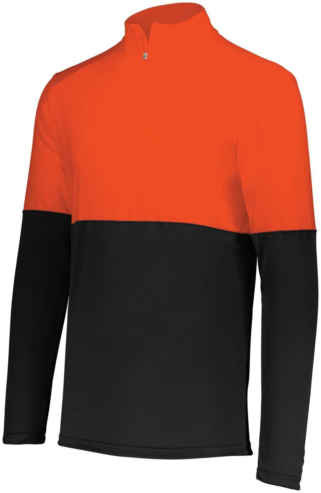 Holloway 223600 Youth Momentum Team 1/4 Zip Pullover - Black Orange - HIT a Double
