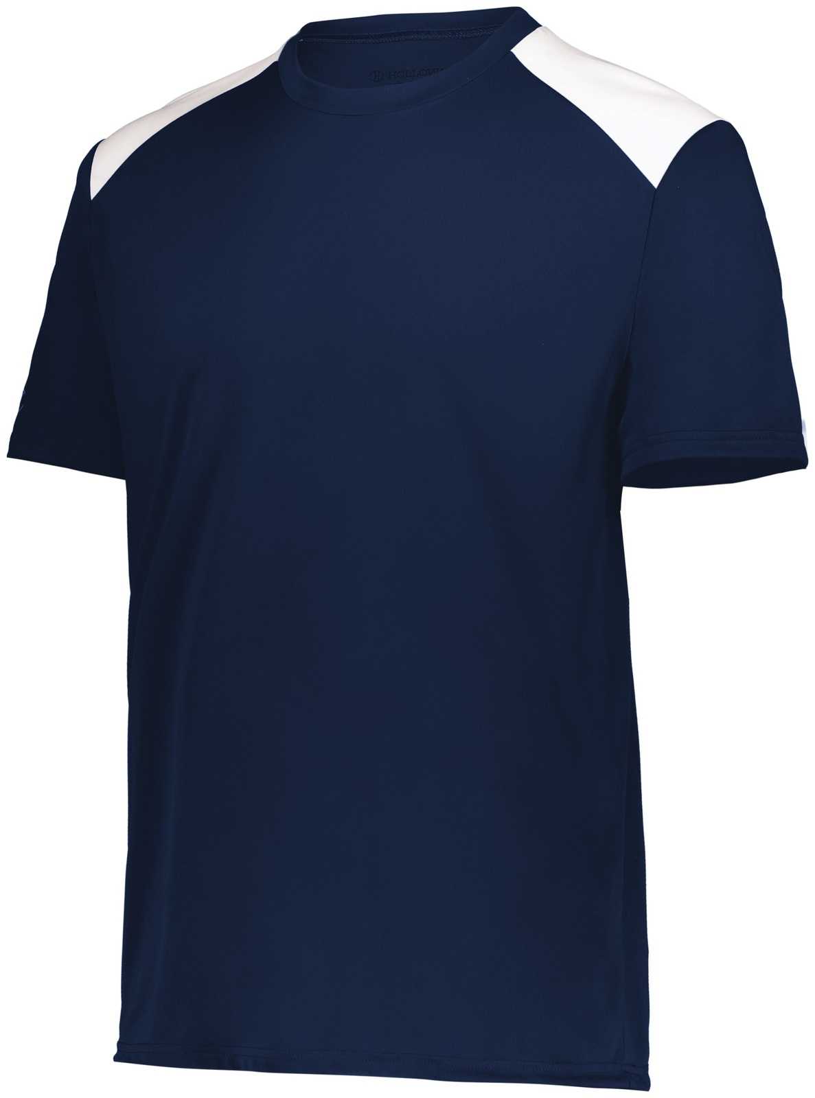 Holloway 223601 Youth Momentum Team Tee - Navy White - HIT a Double
