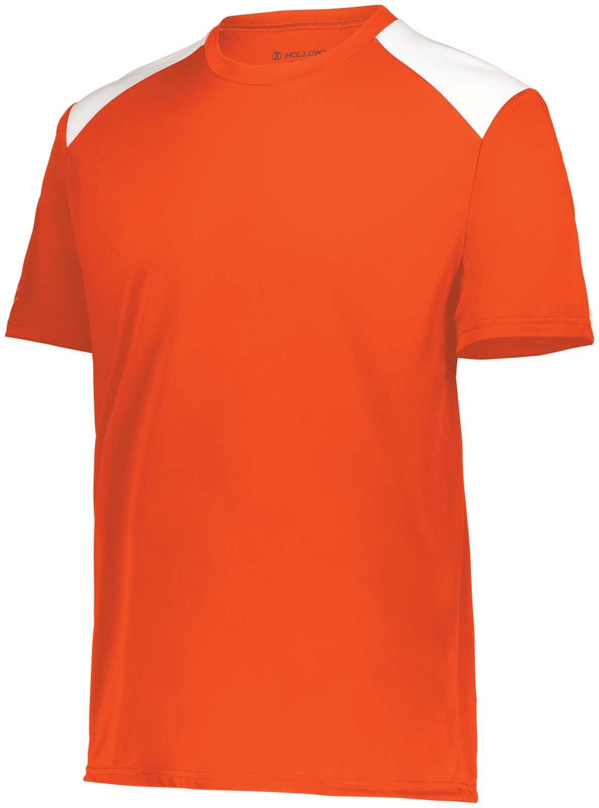 Holloway 223601 Youth Momentum Team Tee - Orange White - HIT a Double