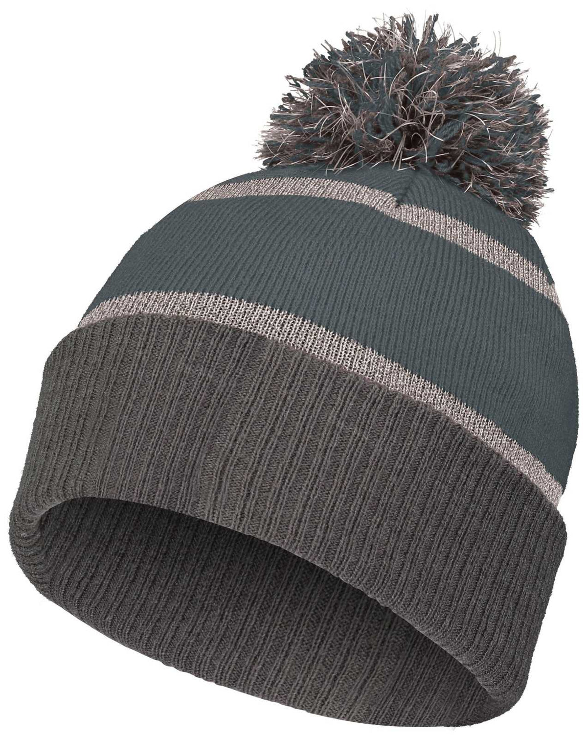 Holloway 223816 Reflective Beanie with Cuff - Graphite Carbon - HIT a Double