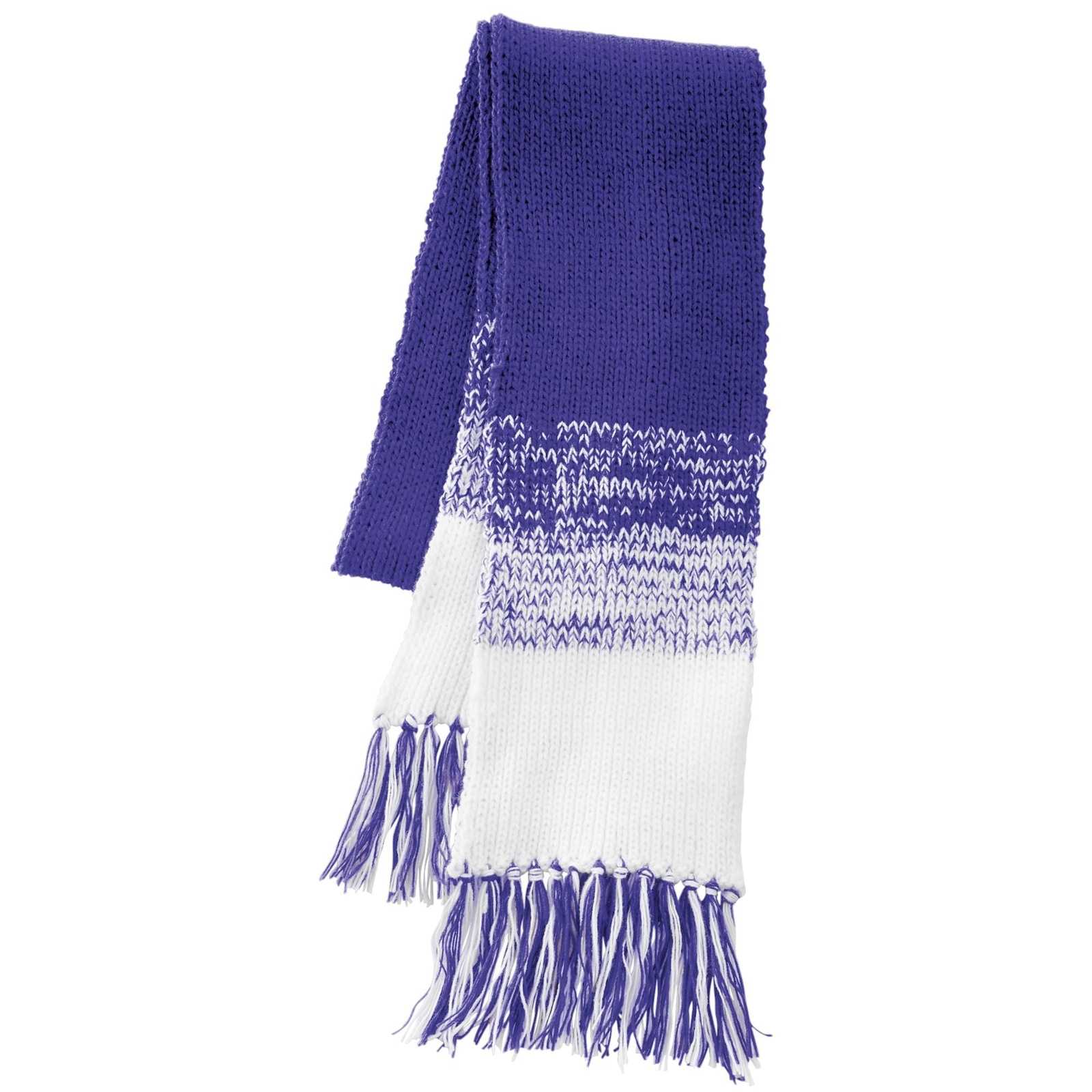 Holloway 223841 Ascent Scarf - Purple White - HIT a Double