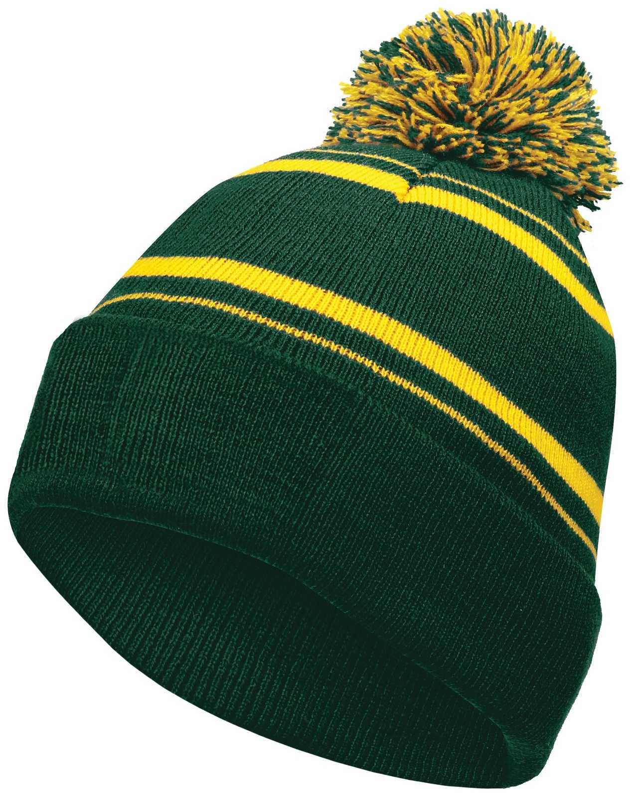 Holloway 223860 Homecoming Beanie with Cuff - Forest Light Gold - HIT a Double