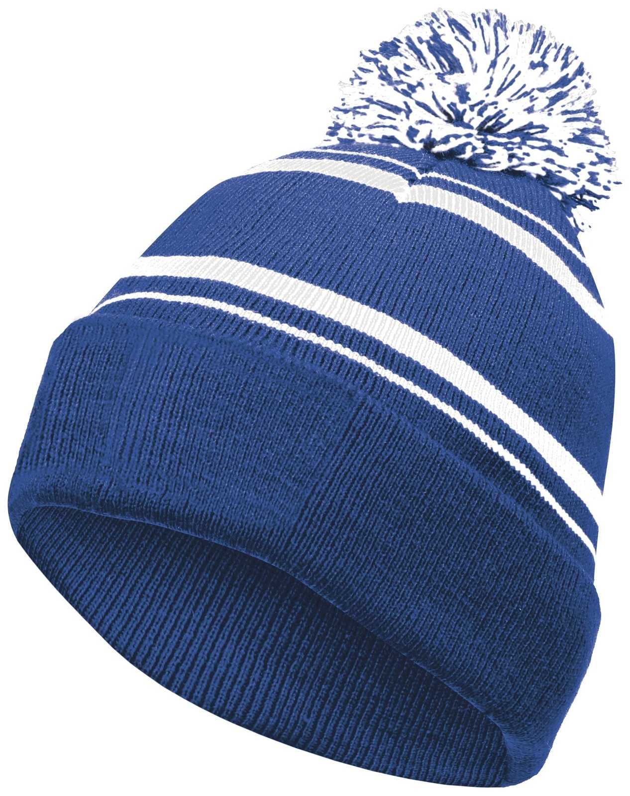 Holloway 223860 Homecoming Beanie with Cuff - Royal White - HIT a Double