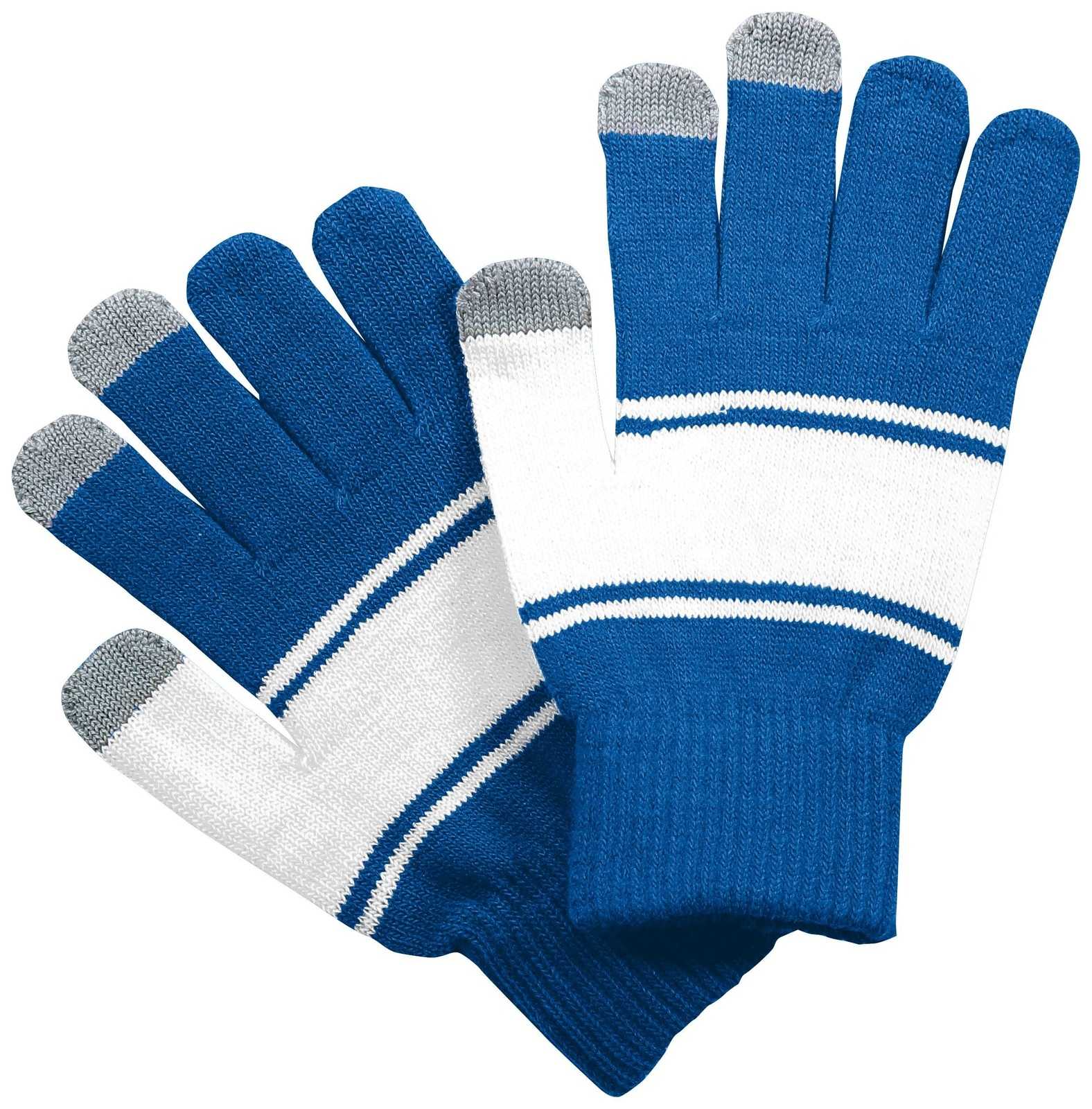 Holloway 223863 Homecoming Glove - Royal White - HIT a Double
