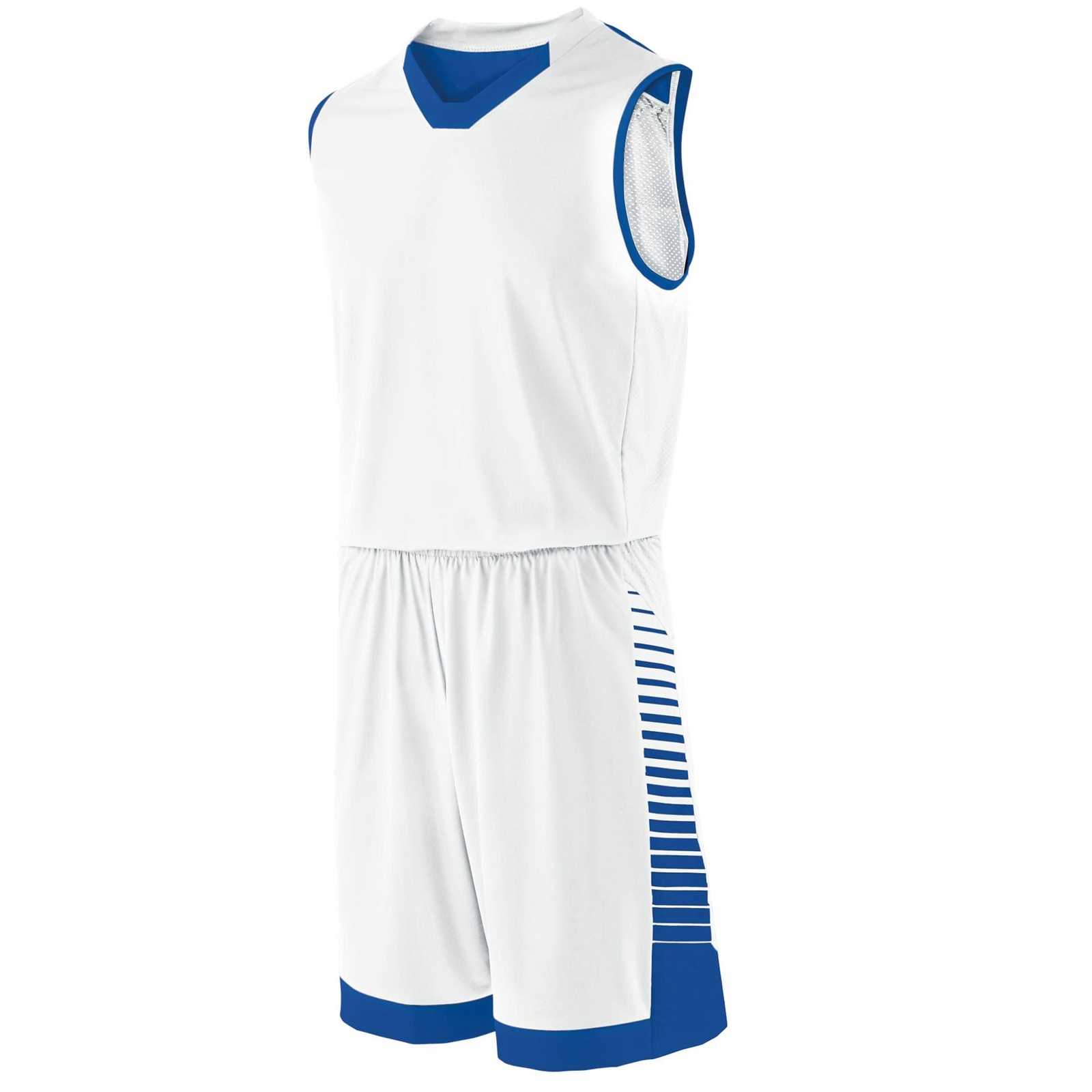 Holloway 224070 Arc Jersey - White Royal - HIT a Double